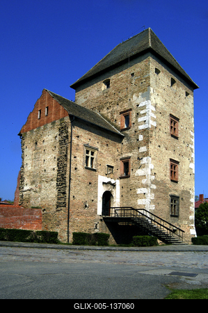 Simontornyai vár-stock-foto