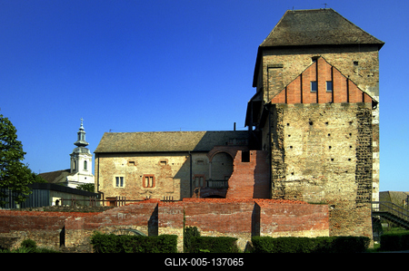 Simontornyai vár-stock-foto