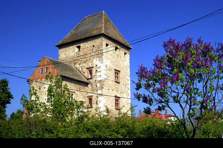 Simontornyai vár-stock-foto