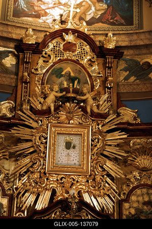 Máriapócs, Szent Mihály-templom-stock-foto