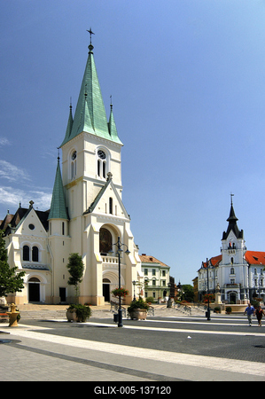 Kaposvár, a Nagyboldogasszony-székesegyház-stock-foto