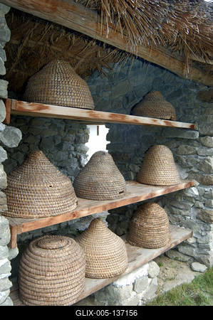 Szentendrei Szabadtéri Néprajzi Múzeum-stock-foto