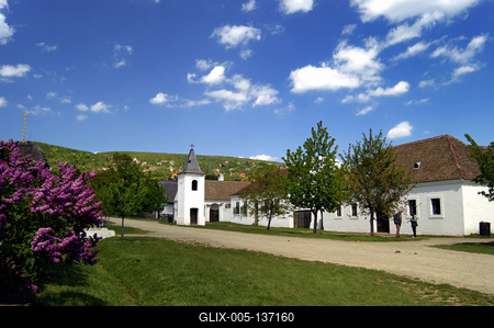 Szentendrei Szabadtéri Néprajzi Múzeum-stock-foto