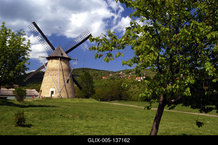 Szentendrei Szabadtéri Néprajzi Múzeum-stock-foto