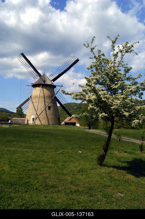 Szentendrei Szabadtéri Néprajzi Múzeum-stock-foto