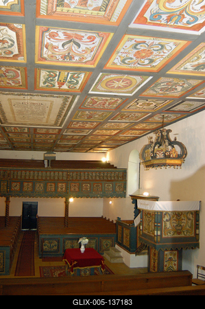 Szenna, Református templom-stock-foto