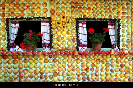 Gyümölcskarnevál Nyíregyháza belvárosában-stock-foto