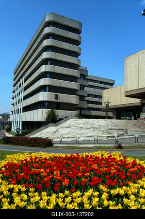 Salgótarján, Városháza-stock-foto