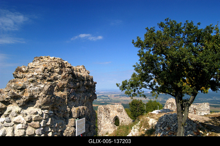 Drégelypalánk, Drégely vára-stock-foto