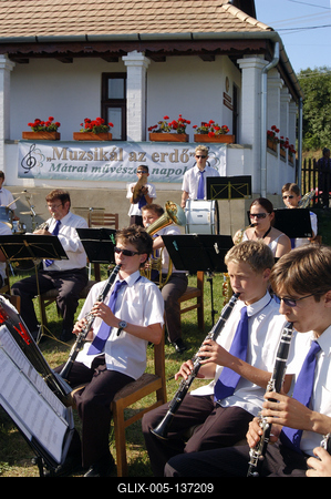 Kazár, Mátrai Művészeti Napok-stock-foto