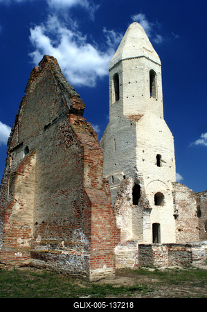 Somogyvámos, Pusztatorony (Pusztatemplom)-stock-foto