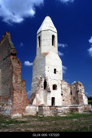 Somogyvámos, Pusztatorony (Pusztatemplom)-stock-foto