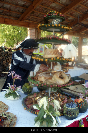 Királyi Szakácsverseny Nagyszakácsiban-stock-foto