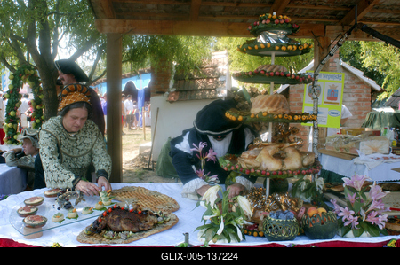 Királyi Szakácsverseny Nagyszakácsiban-stock-foto