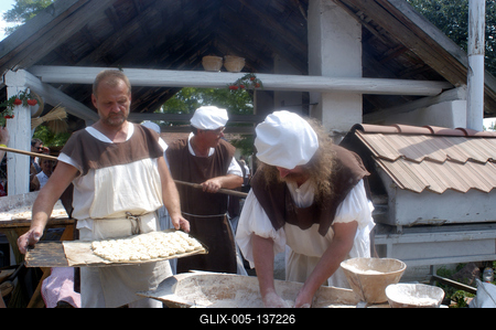 Királyi Szakácsverseny Nagyszakácsiban-stock-foto