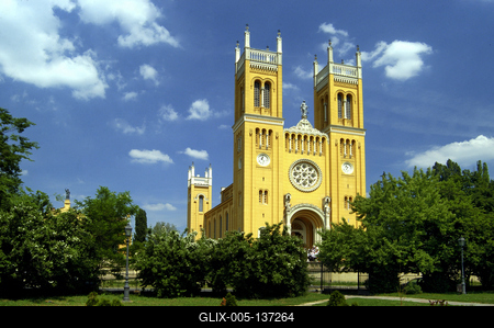 Fót, Római katolikus templom-stock-foto