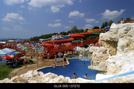 Mogyoród, Aquaréna (Aquapark)-stock-foto