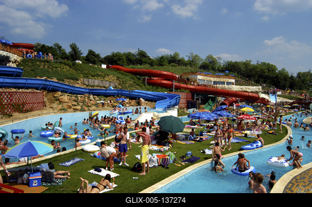 Mogyoród, Aquaréna (Aquapark)-stock-foto