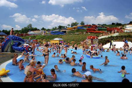 Mogyoród, Aquaréna (Aquapark)-stock-foto