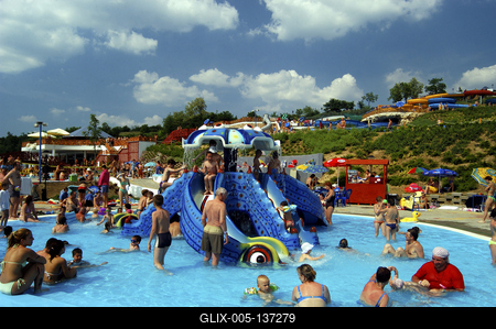 Mogyoród, Aquaréna (Aquapark)-stock-foto