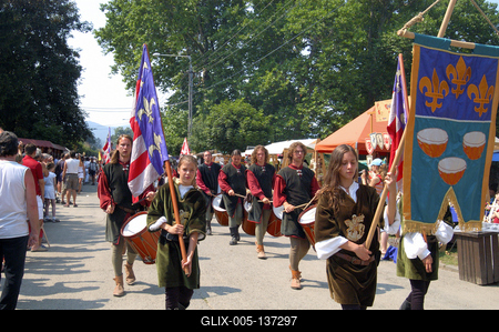 Visegrádi Nemzetközi Palotajátékok-stock-foto