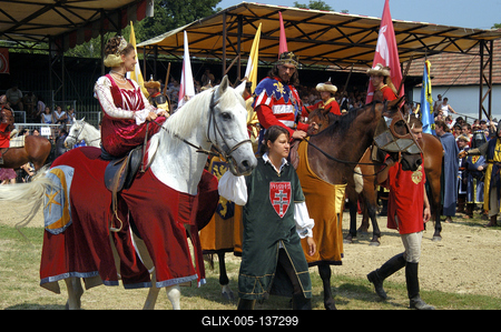 Visegrádi Nemzetközi Palotajátékok-stock-foto