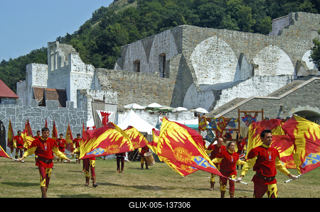 Visegrádi Nemzetközi Palotajátékok-stock-foto