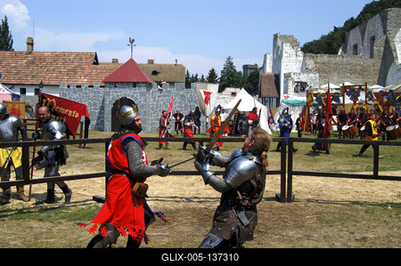 Visegrádi Nemzetközi Palotajátékok-stock-foto