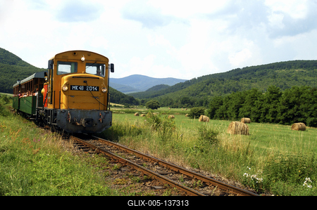 A Királyréti Erdei Vasút Kismaroson-stock-foto