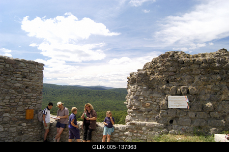 Drégelypalánk, Drégely vára-stock-foto