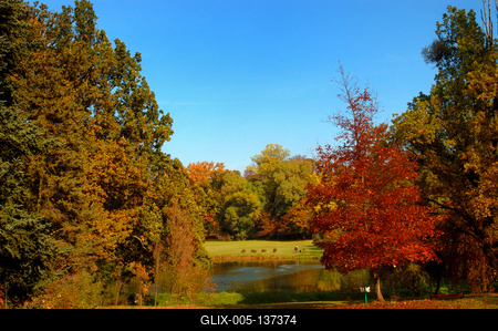 Vácrátót, Nemzeti Botanikus Kert (arborétum)-stock-foto