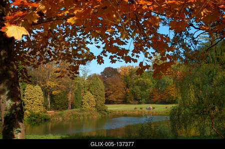 Vácrátót, Nemzeti Botanikus Kert (arborétum)-stock-foto