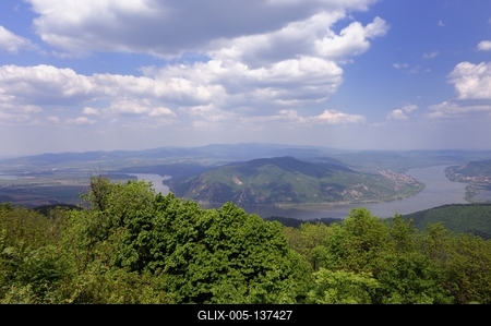 Prédikálószék, Visegrádi-hegység-stock-foto