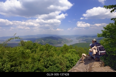 Prédikálószék, Visegrádi-hegység-stock-foto
