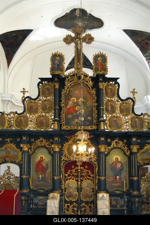 Szentendre, Gyümölcsoltó Boldogasszony templom-stock-foto