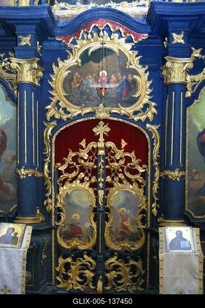 Szentendre, Gyümölcsoltó Boldogasszony templom-stock-foto