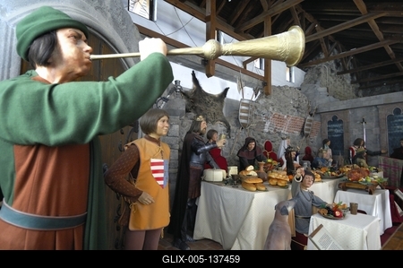 Visegrád, Panoptikum a Visegrádi várban-stock-foto