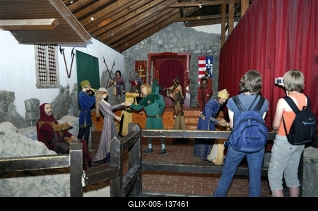 Visegrád, Panoptikum a Visegrádi várban-stock-foto