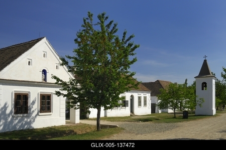 Szentendrei Szabadtéri Néprajzi Múzeum-stock-foto