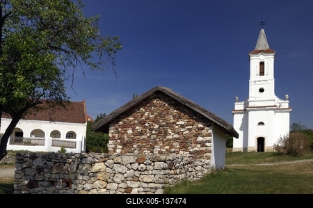 Szentendrei Szabadtéri Néprajzi Múzeum-stock-foto