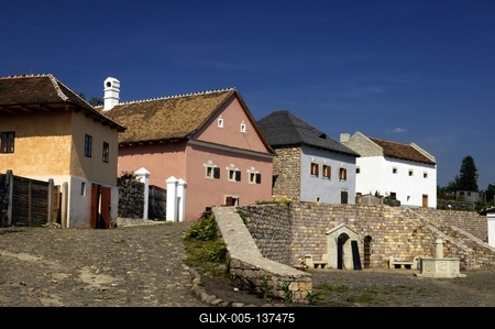 Szentendrei Szabadtéri Néprajzi Múzeum-stock-foto