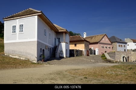 Szentendrei Szabadtéri Néprajzi Múzeum-stock-foto
