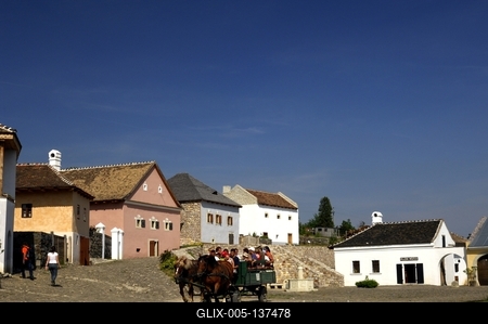 Szentendrei Szabadtéri Néprajzi Múzeum-stock-foto
