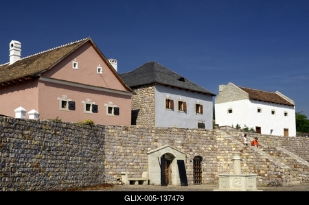 Szentendrei Szabadtéri Néprajzi Múzeum-stock-foto