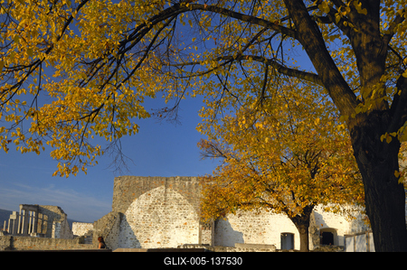 Visegrád, Királyi palota-stock-foto