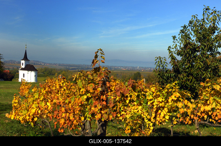 Balatonlelle, Szent Donát-kápolna-stock-foto