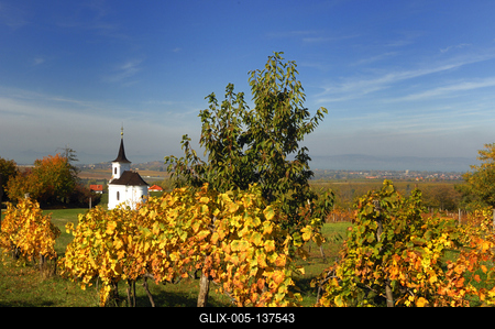 Balatonlelle, Szent Donát-kápolna-stock-foto