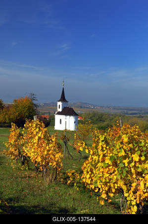 Balatonlelle, Szent Donát-kápolna-stock-foto