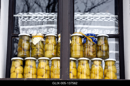 Hollókő, Ófalu védett falurész-stock-foto