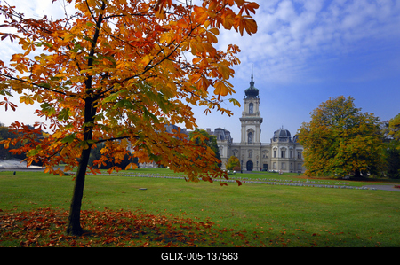 Keszthely, Festetics-kastély-stock-foto